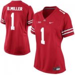 Youth NCAA Ohio State Buckeyes Braxton Miller #1 College Stitched Authentic Nike Red Football Jersey BV20B74YC
